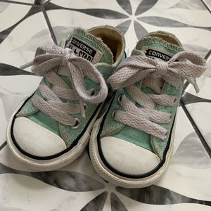 CONVERSE | Aqua All Stars Preloved sz 3T